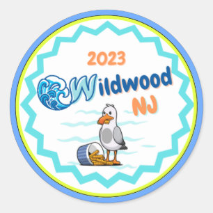 Adesivo Redondo Gaivota-adesiva NJ 2023