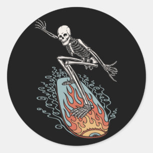 Adesivo Redondo Gajo do conselho do Bonehead