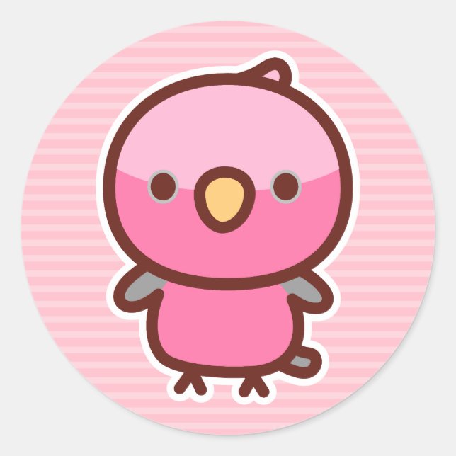 Adesivo Redondo Galah (Frente)