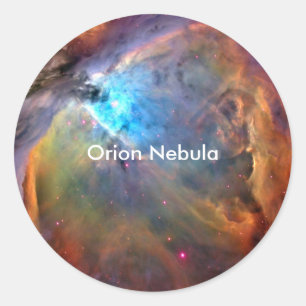 Adesivo Redondo Galáxia Espacial da Nebulosa Orion