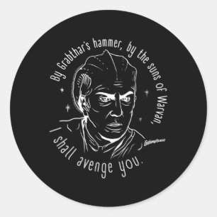 Adesivo Redondo Galaxy Quest Dr. Lazarus Edit