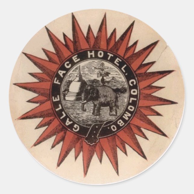 Adesivo Redondo galefacehotel (Frente)