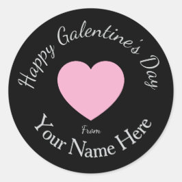 Adesivo Redondo Galentines Day From Your Name Here Custom Graphics