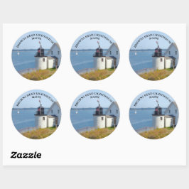 Adesivo Redondo Galeria do Farol Maine Large Stickers