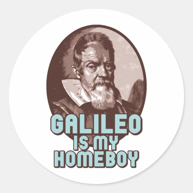 Adesivo Redondo Galileo (Frente)