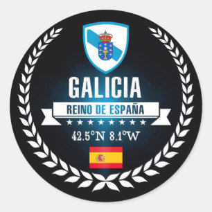 Adesivo Redondo Galiza