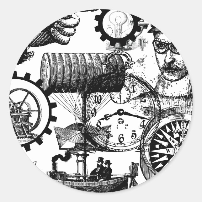 Adesivo Redondo galo (Frente)