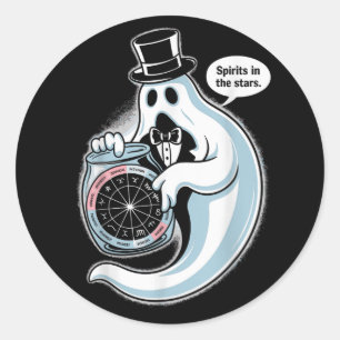 Adesivo Redondo Gambler Fantasma