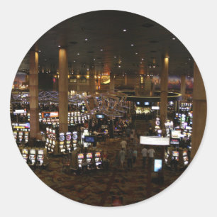 Adesivo Redondo Game Casino Gambling Las Vegas Casino America