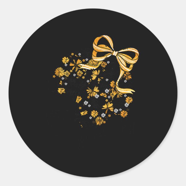 Adesivo Redondo Game Day Football Season Football Mama Girl Black  (Frente)