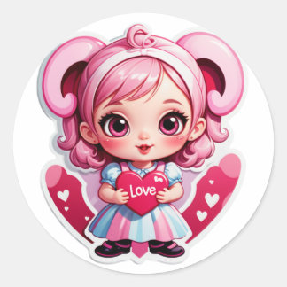 Adesivo Redondo Game Over? Never Love