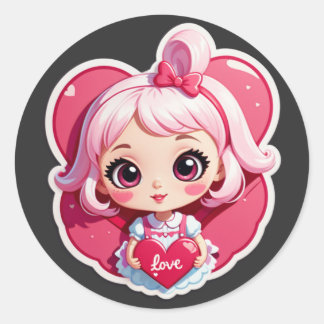 Adesivo Redondo Game Over? Never Love