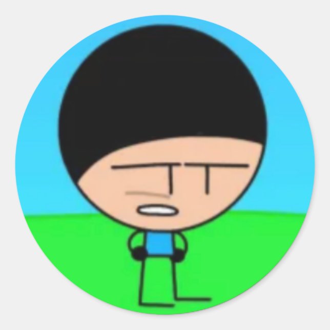 Adesivo Redondo Gamer Chance Stickers (Frente)