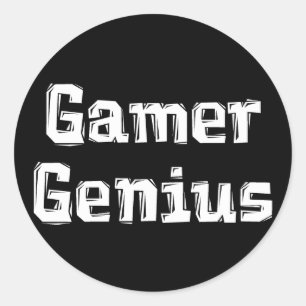 Adesivo Redondo Gamer Genius