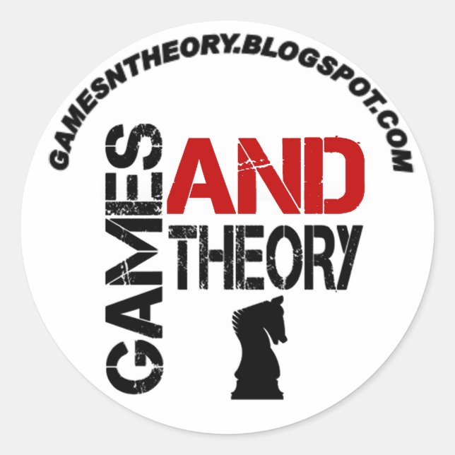 Adesivo Redondo Games & Theory Sticker (Frente)