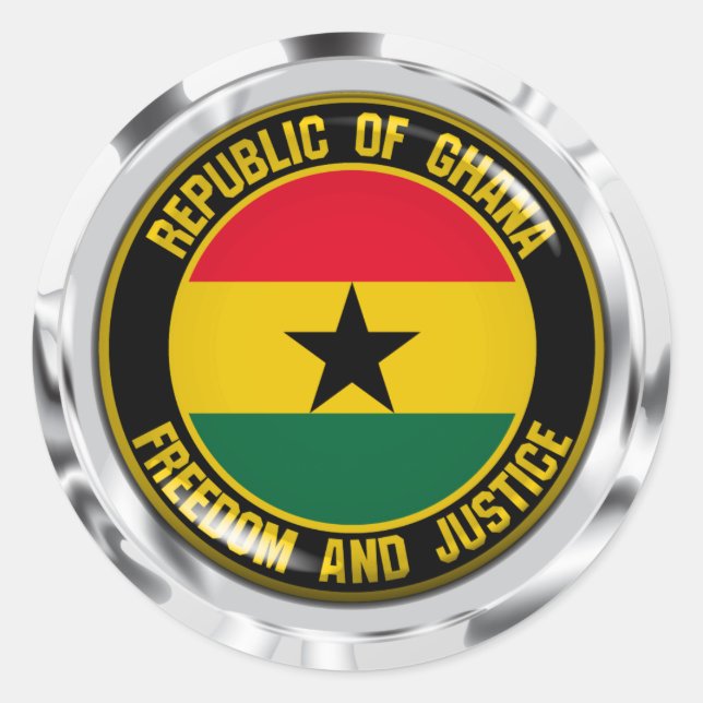 Adesivo Redondo Gana Round Emblem (Frente)
