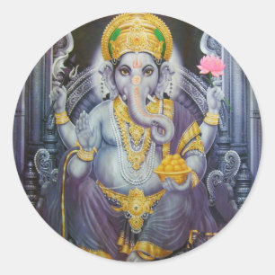 Adesivo Redondo Ganesha