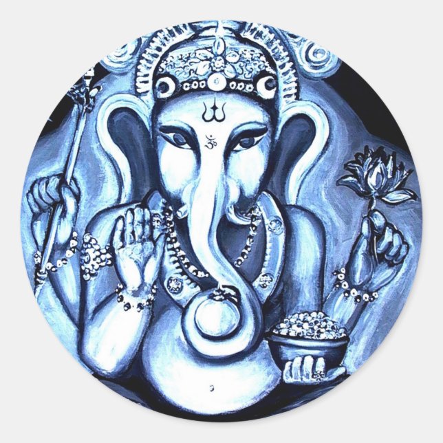 Adesivo Redondo Ganesha (Frente)