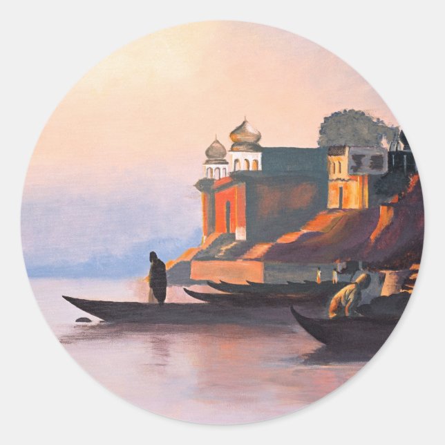 Adesivo Redondo GangesDawn (Frente)