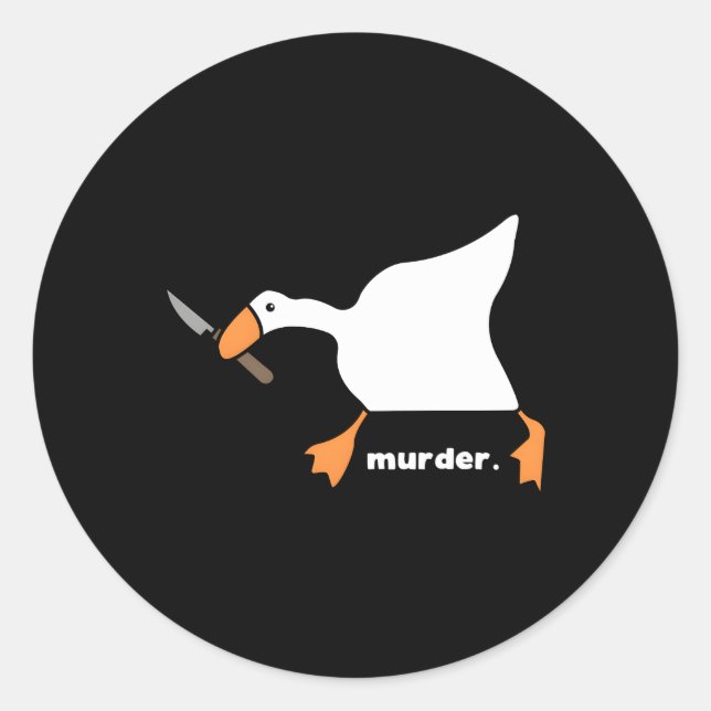 Adesivo Redondo Ganso (Frente)