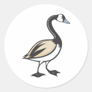 Adesivo Redondo Ganso de Canadá