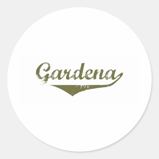 Adesivo Redondo Gardena Revolução (Frente)