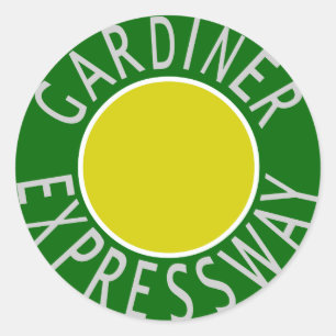 Adesivo Redondo Gardiner Expressway