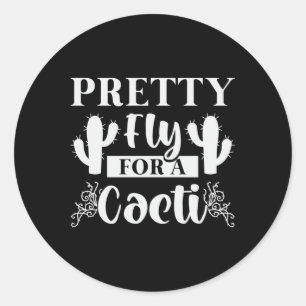 Adesivo Redondo Garimpo Bonito Para Plantas De Jardineiro De Cacto