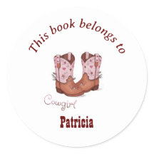 Garota-Vaca Fofa Bota Este Livro Pertence A