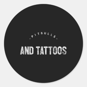 Adesivo Redondo Garotas E Tatuagens Novelty Dog Gift