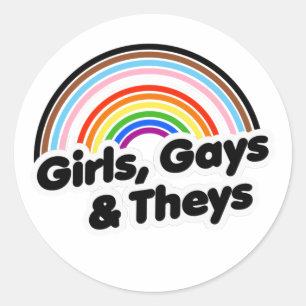 ADESIVO REDONDO GAROTAS, GAY E TUBOS