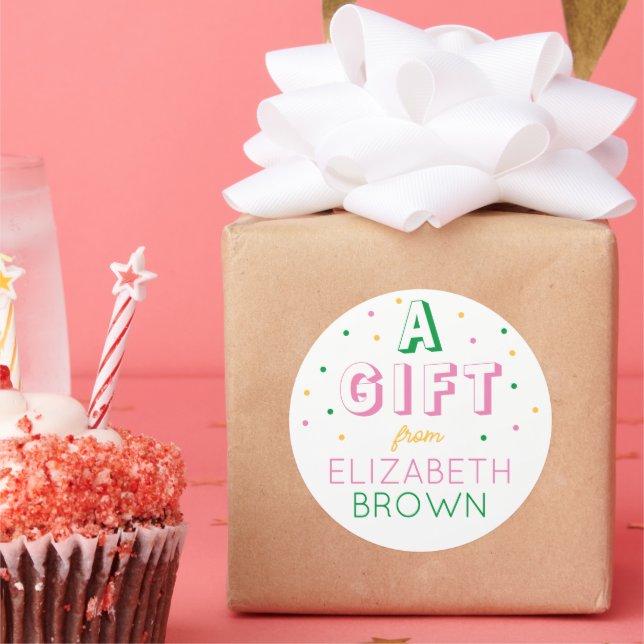 Adesivo Redondo Garotas Personalizadas Preppy Birthday Stickers (Festa)