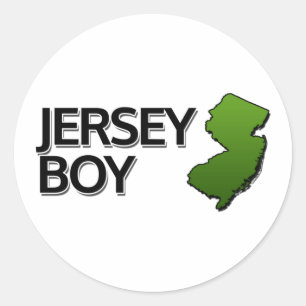 Adesivo Redondo Garoto de Jersey