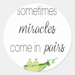 Adesivo Redondo Garotos gêmeos