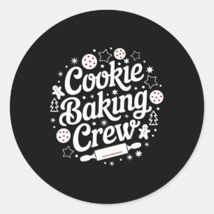 Adesivo Redondo Gartney's Womens Matching Cookie Baking Crew