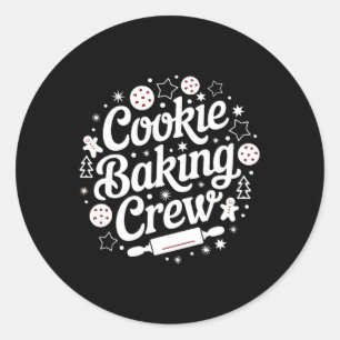 Adesivo Redondo Gartney's Womens Matching Cookie Baking Crew