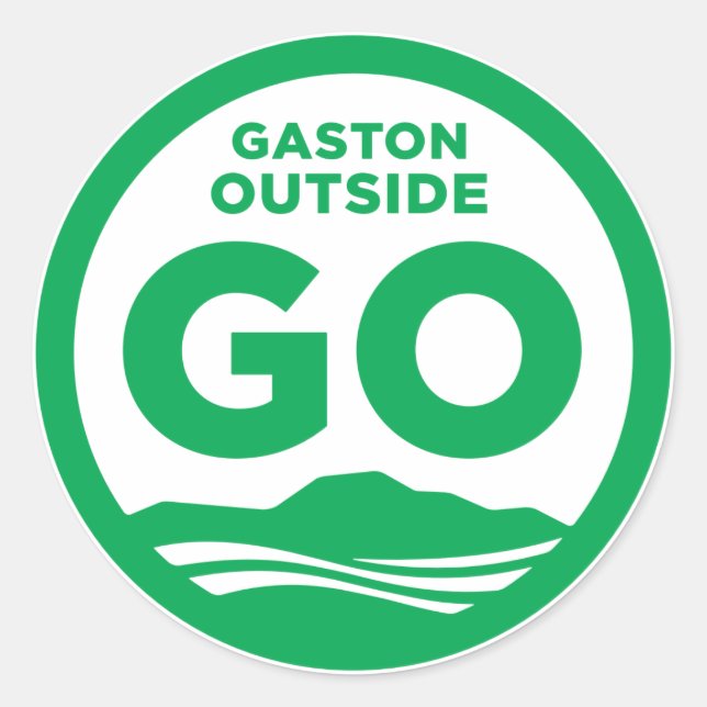 Adesivo Redondo Gaston Outside Sticker (Frente)