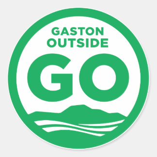 Adesivo Redondo Gaston Outside Sticker