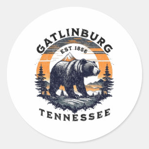Adesivo Redondo Gatlinburg