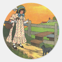 Gato de merda onde você esteve? Madre Goose Rhyme