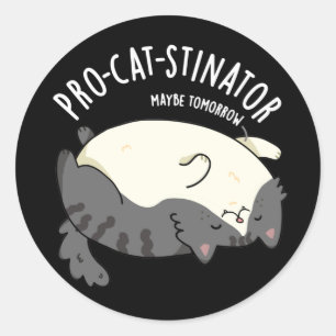 Adesivo Redondo Gato Gordo Funny Gato Gato Negra Gato Gato Negra B