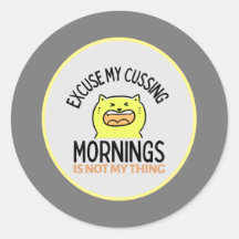 Gato Sarcástico Amarelo Engraçado | Zazzle.com.br