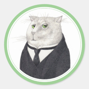 Adesivo Redondo Gatos-palhetas grandes