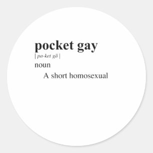 ADESIVO REDONDO GAY POCKET