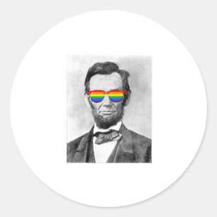 Adesivo Redondo Gaybraham Lincoln