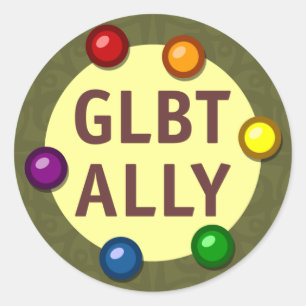 Adesivo Redondo GBT Ally Baubles Round Sticker