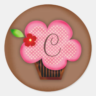 Adesivo Redondo GC | Vinheta Monograma de infecções