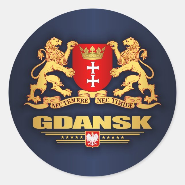 Adesivo Redondo Gdansk COA (Frente)