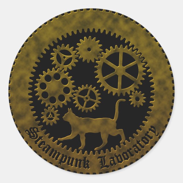 Adesivo Redondo gearcat2 (Frente)