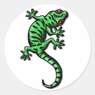 Adesivo Redondo gecko